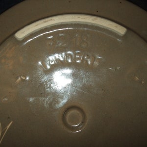 Vintage Landert Mid Century Bowl, Large Earthtone Bowl, Tableware from Switzerland, Number 7218 image 9