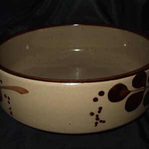 Vintage Landert Mid Century Bowl, Large Earthtone Bowl, Tableware from Switzerland, Number 7218 image 2