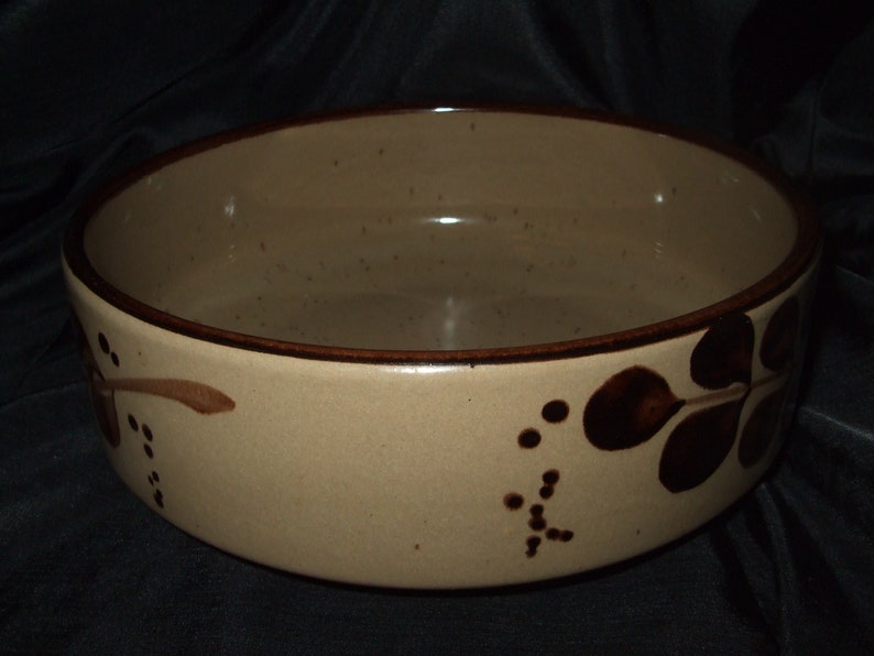 Vintage Landert Mid Century Bowl, Large Earthtone Bowl, Tableware from Switzerland, Number 7218 image 2