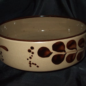 Vintage Landert Mid Century Bowl, Large Earthtone Bowl, Tableware from Switzerland, Number 7218 image 5