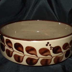 Vintage Landert Mid Century Bowl, Large Earthtone Bowl, Tableware from Switzerland, Number 7218 image 3