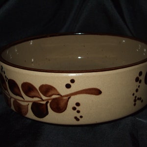 Vintage Landert Mid Century Bowl, Large Earthtone Bowl, Tableware from Switzerland, Number 7218 image 4
