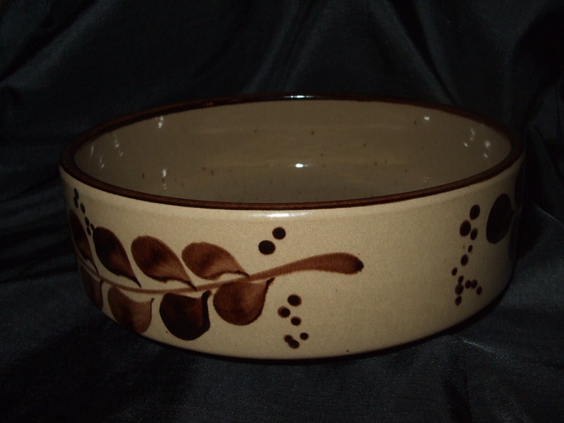 Vintage Landert Mid Century Bowl, Large Earthtone Bowl, Tableware from Switzerland, Number 7218 image 4