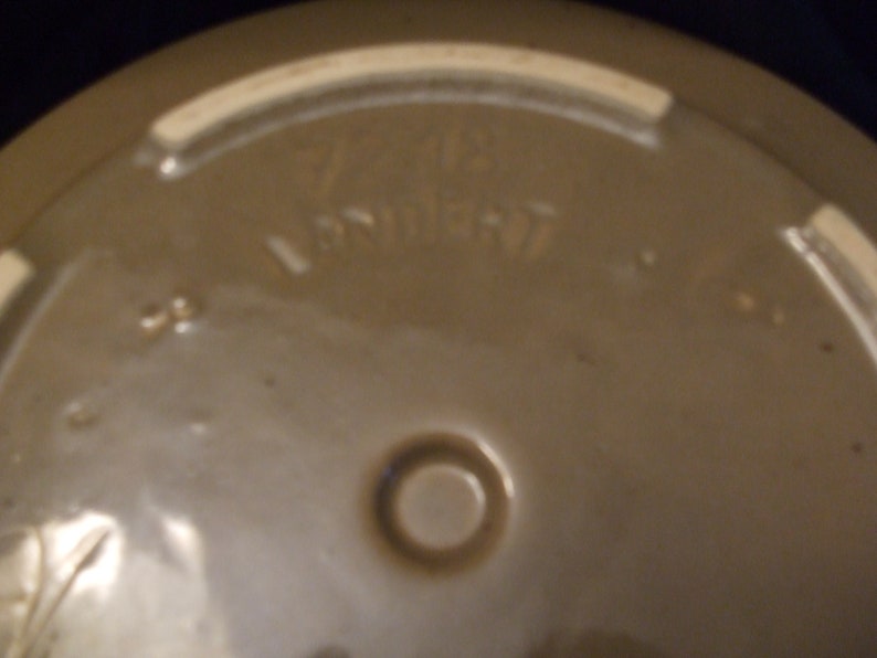 Vintage Landert Mid Century Bowl, Large Earthtone Bowl, Tableware from Switzerland, Number 7218 image 8