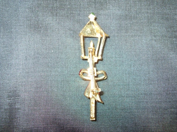 Vintage Gerrys Candle Lantern Pin , Old Christmas… - image 5