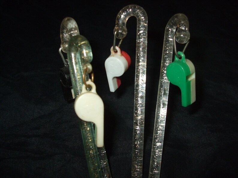 Vintage Barware Stirring Sticks, Glitter Cane Whistle Swizzle Sticks, Set of 4 bild 2