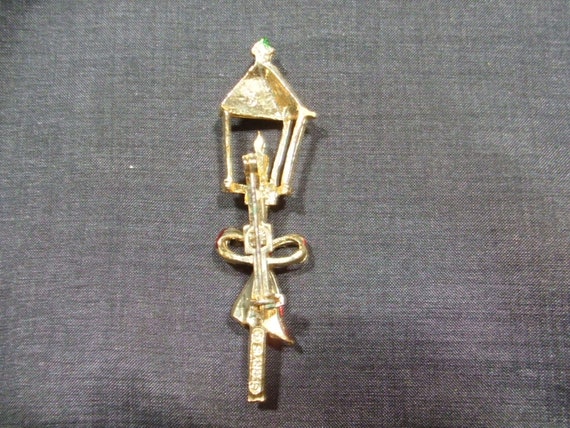 Vintage Gerrys Candle Lantern Pin , Old Christmas… - image 6