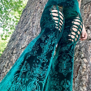 Forest Fairy Bells- More color options, embossed velvet, braided velvet