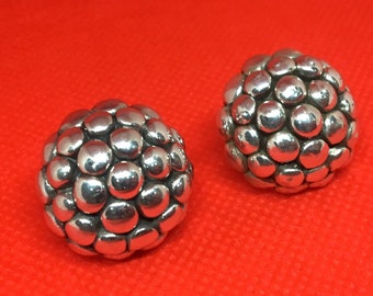 Vintage Retro Sterling Berry Earrings