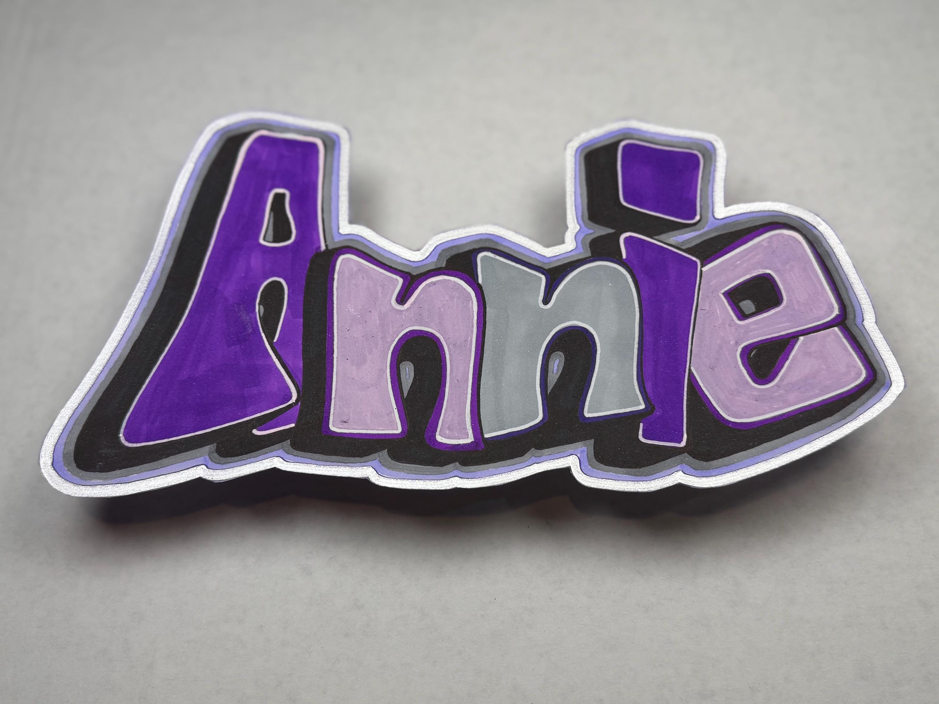 Annie Name Art - Etsy