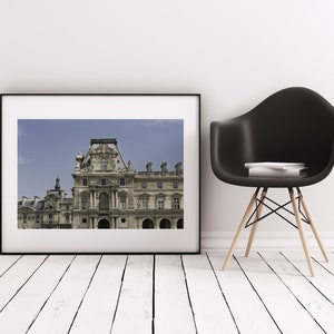 LOUVRE MUSEUM Paris, France Art Print Gallery Wall Nursery Color Digital