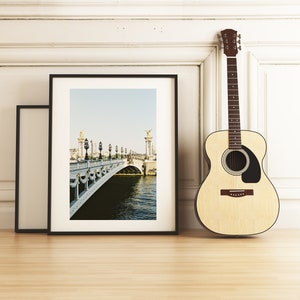 Bridge in Paris Art Photograph Picture Art Gallery Print