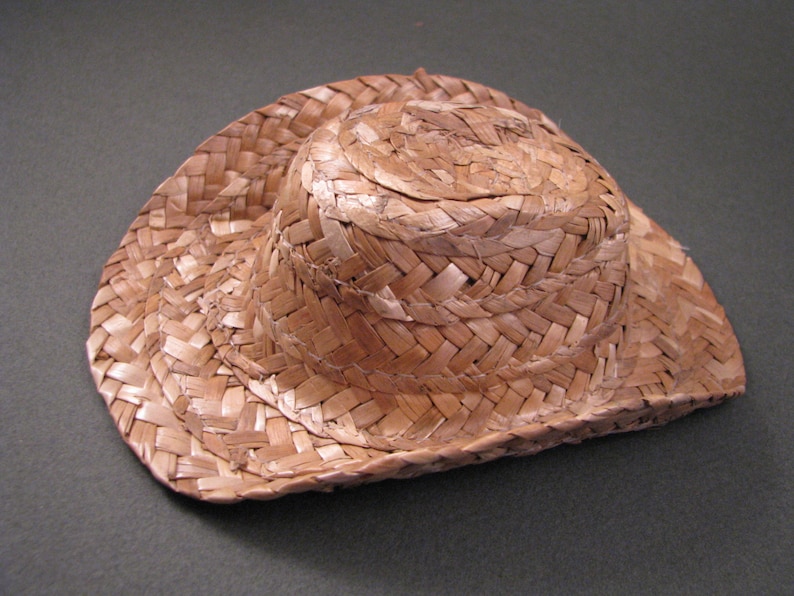 Cowboy Straw Hat Cowboy Hat for Doll Cowboy Hat Toy Hat Etsy