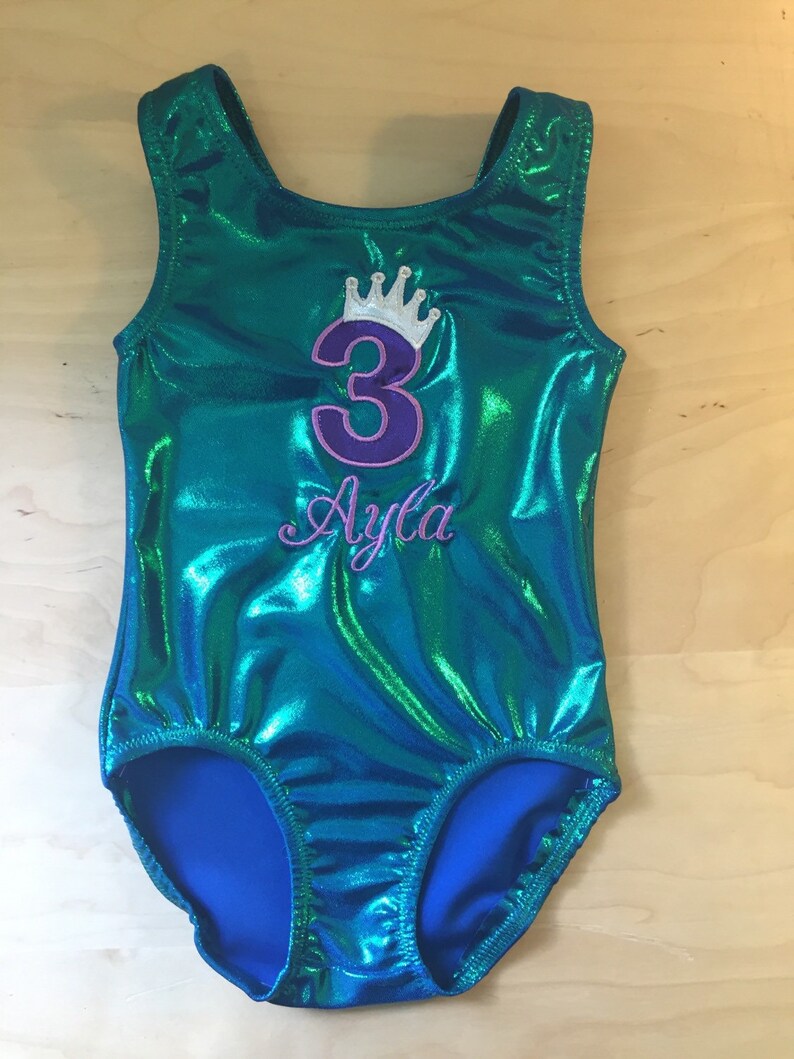 Princess Birthday Gymnastics Leotard Etsy