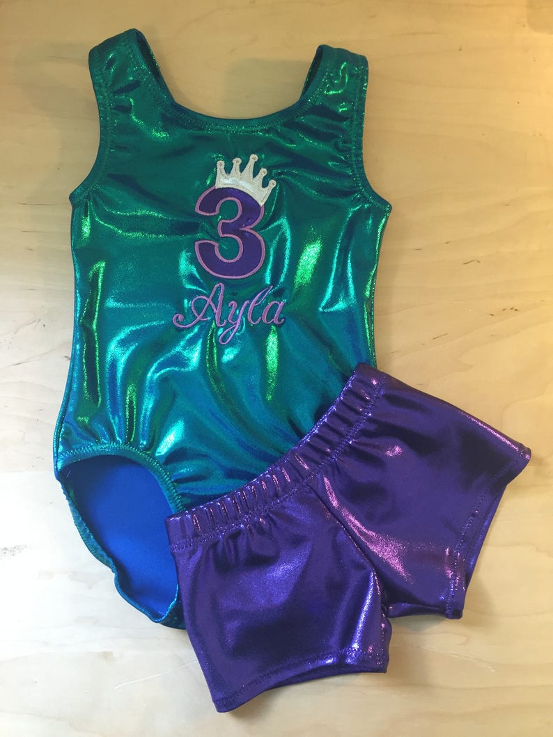 Princess Birthday Gymnastics Leotard Etsy
