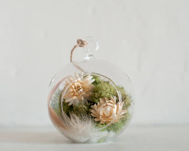 Wedding Party Favors Woodland Decor Woodland Baby Shower Nature Decorations Shower Decorations Flower Glass Globe Terrarium Kit