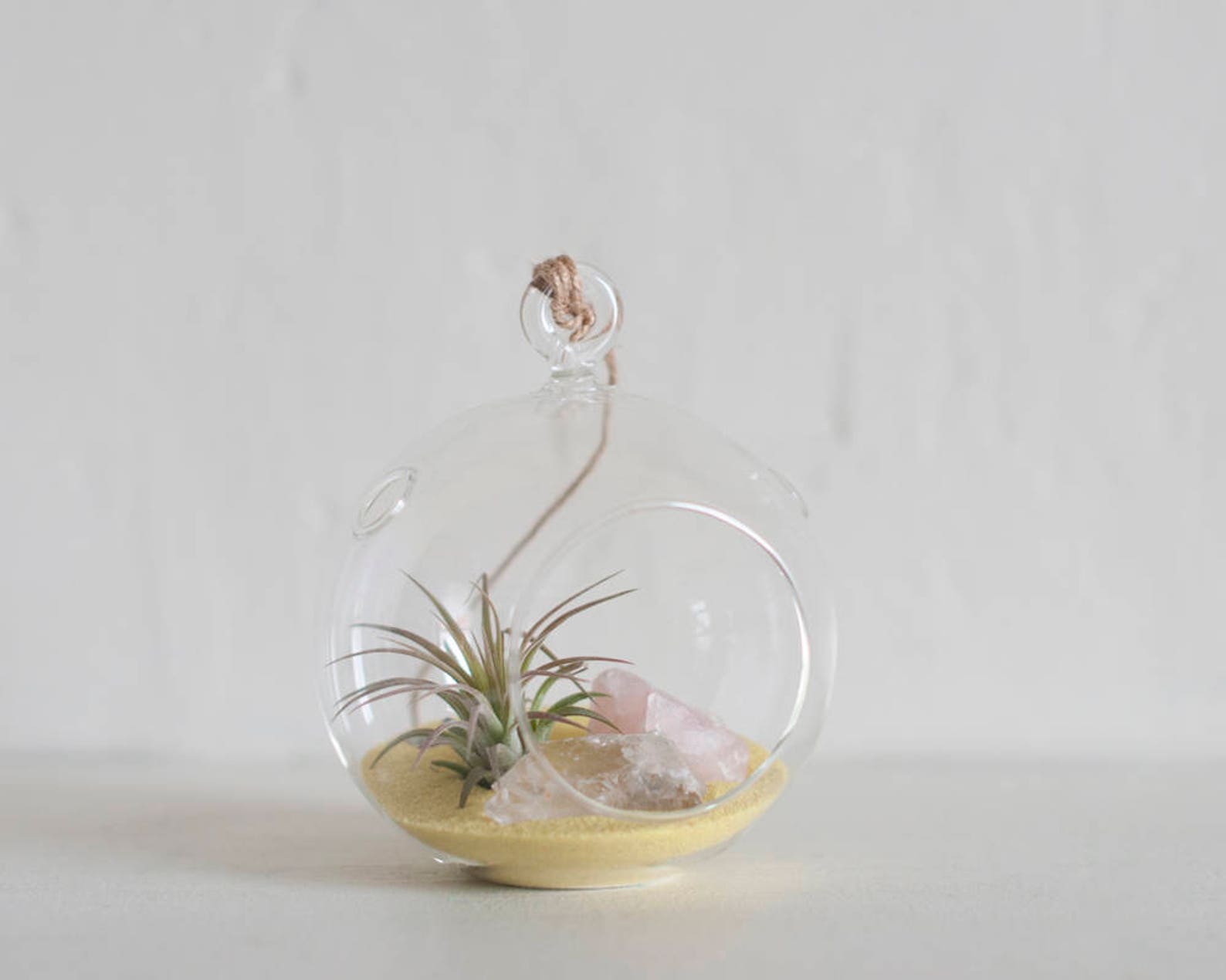 Air Plant Terrarium Kit DIY Terrarium Kit Crystal Terrarium Etsy