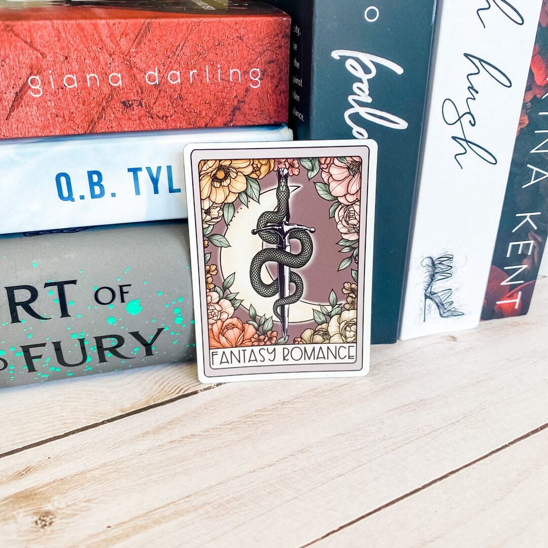 Fantasy Romance Tarot Card Book Trope / Book Lover / Reader