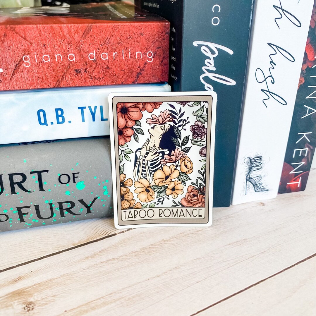 Taboo Romance Tarot Card Book Trope / Book Lover / Reader Trope