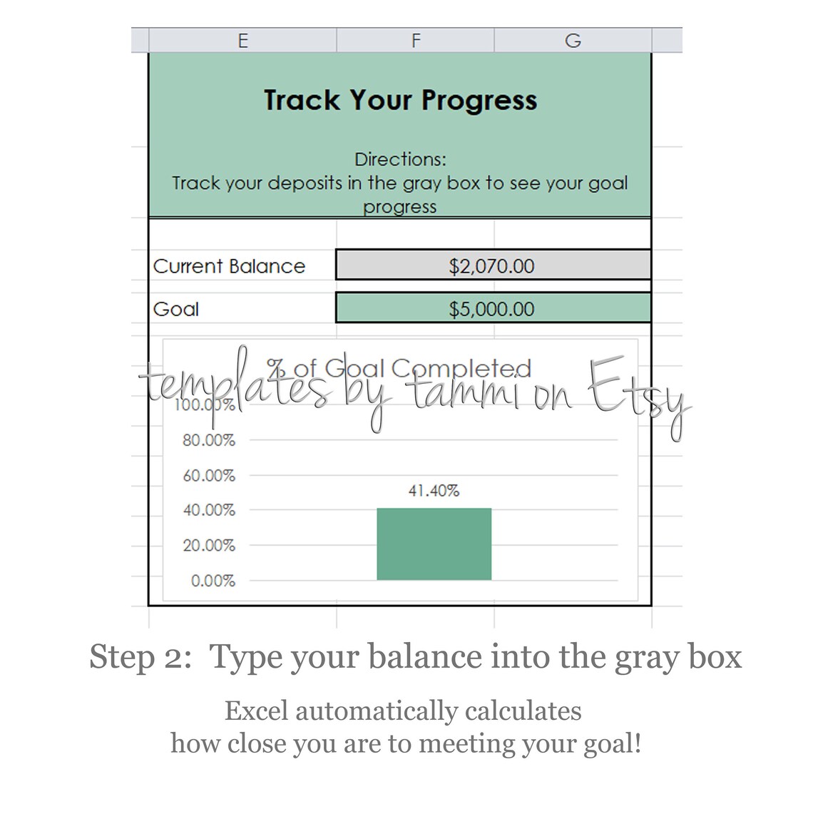 Easy Excel Savings Goal Calculator Savings Calculator Etsy easy-excel-savings-goal-calculator-savings-calculator-etsy