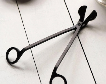 Hztyyier Ciseaux Bougie Acier Inoxydable Coupe-mèche Bougie Acier Inoxydable - 17,5cm - 4 Coloris - Accessoire Bougie Coupe Mèche Bougie