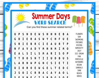 summer word search etsy new zealand