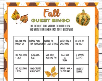 Fall Autumn Whats in Your Phone, Party Game, Phone Game, for Adults ...