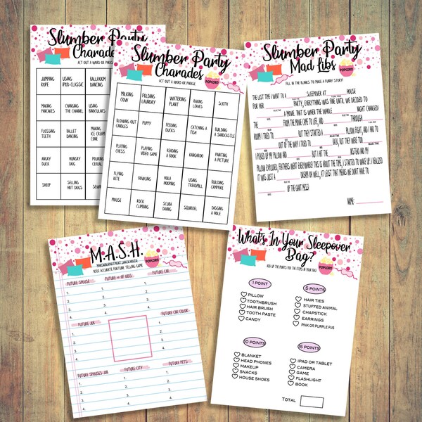 Girls Sleepover - Etsy