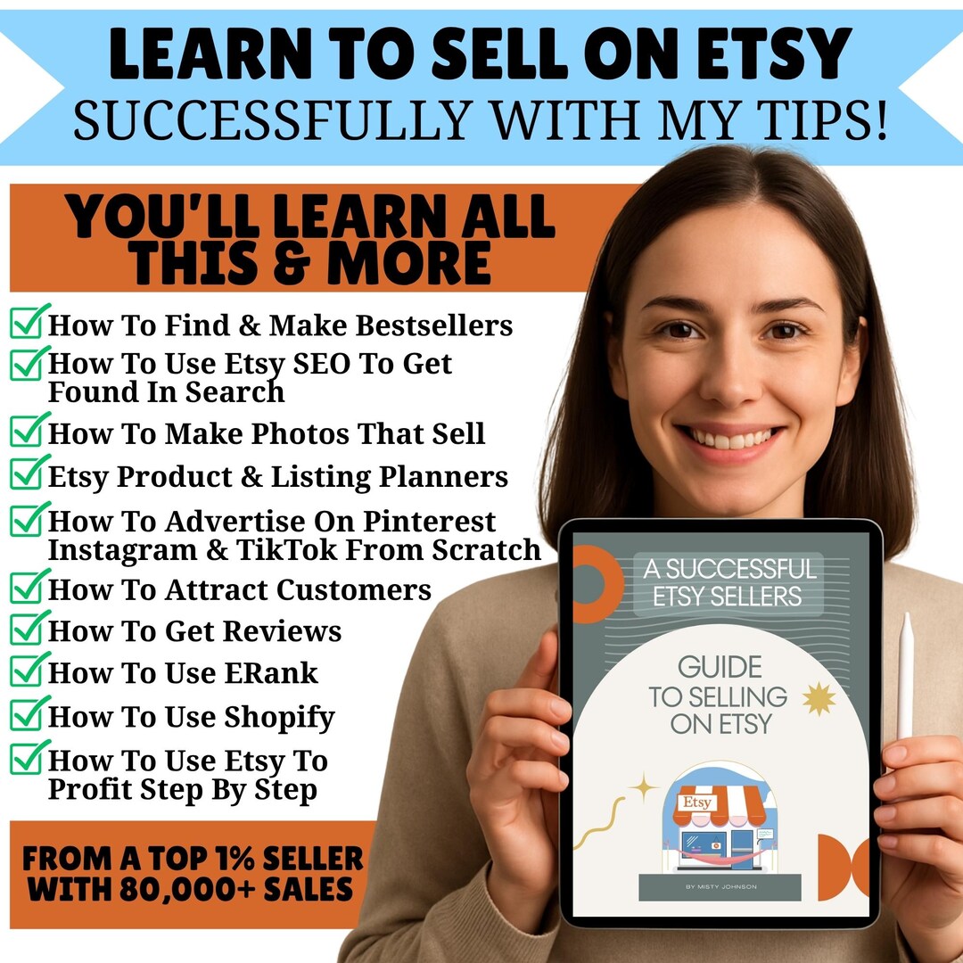 How to Start an Etsy Shop | Beginner Etsy Seller Guide to Success Book ...
