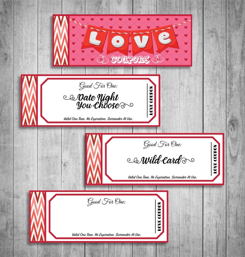 Fun Love Coupon Book Gift for Her Funny Printable Coupons | Etsy