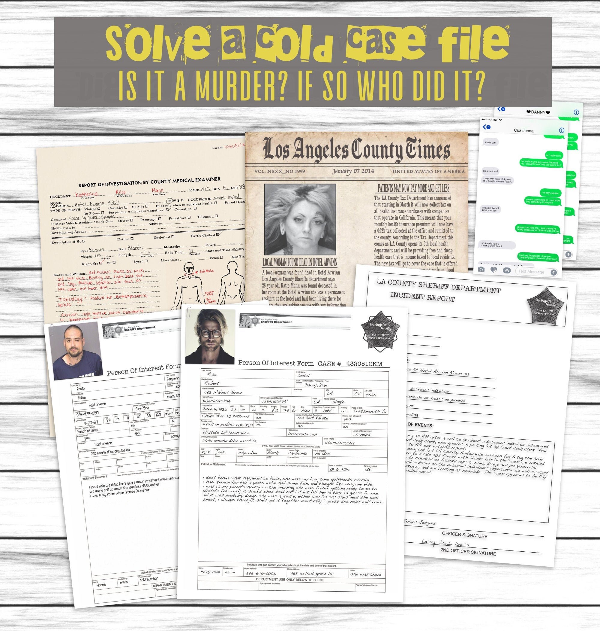 Unsolved Case Files Game Celebratesf