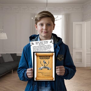 Detective escape room printable cold case mystery game for teens & adults logic puzzle game night activity with 15  clues or puzzles, instructions, answers and certificate for win, great for ages 12 and up.