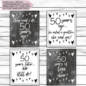 50th Anniversary Party Games, Adult Party Games, 50th Trivia Game, 1970 Anniversary Games, 70s Songs Trivia Game, Instant Download, 1970s image 7