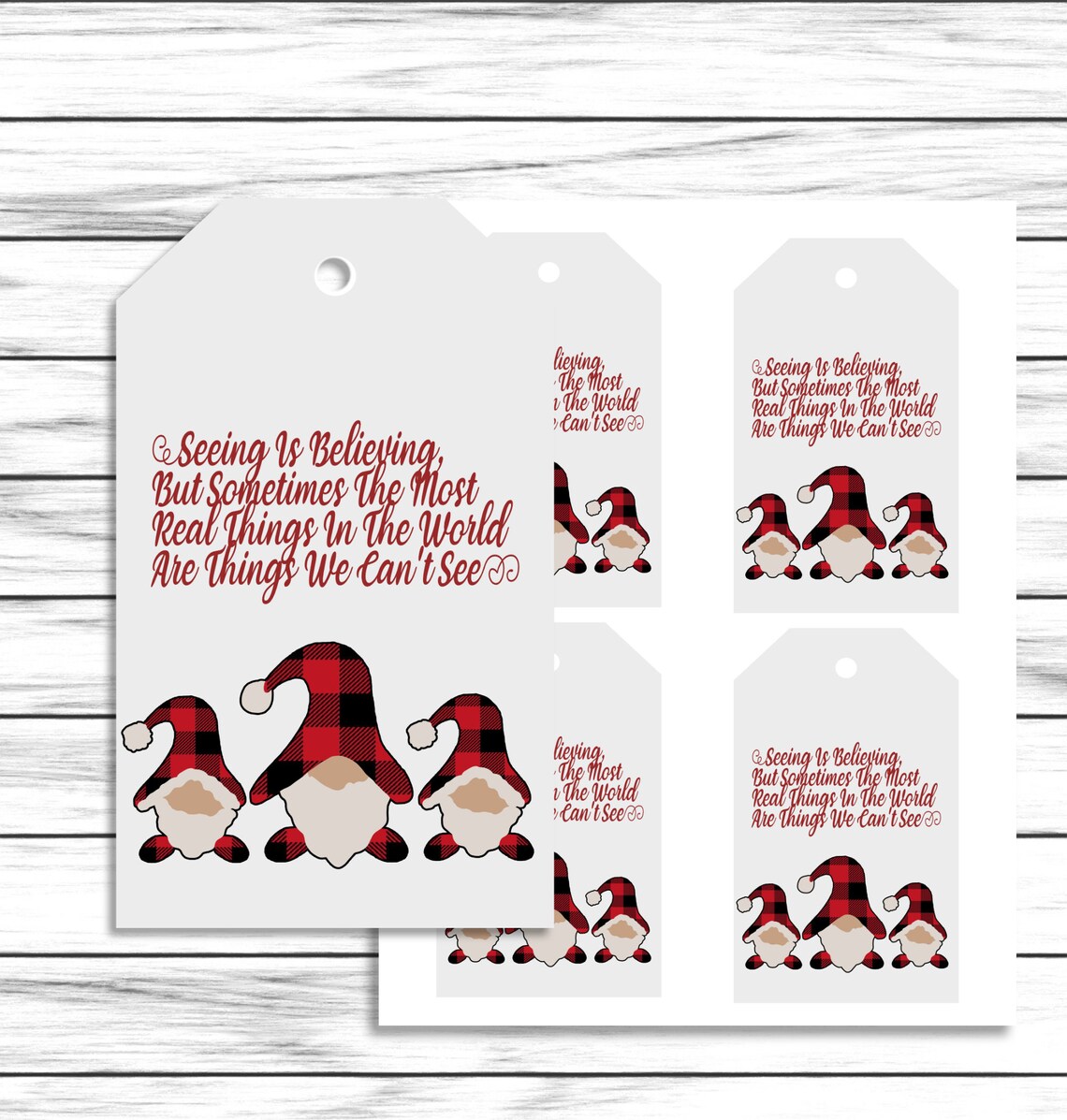 Printable Gnome Gift Tags Printable World Holiday