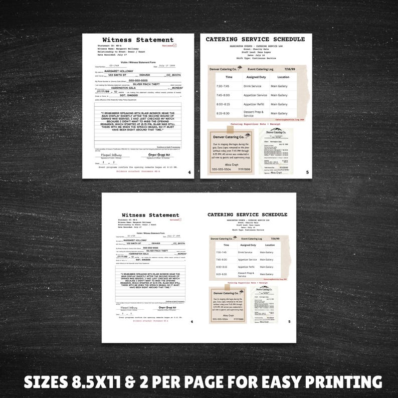 Detective escape room printable cold case mystery game for teens & adults logic puzzle game night activity with 15  clues or puzzles, instructions, answers and certificate for win, great for ages 12 and up.