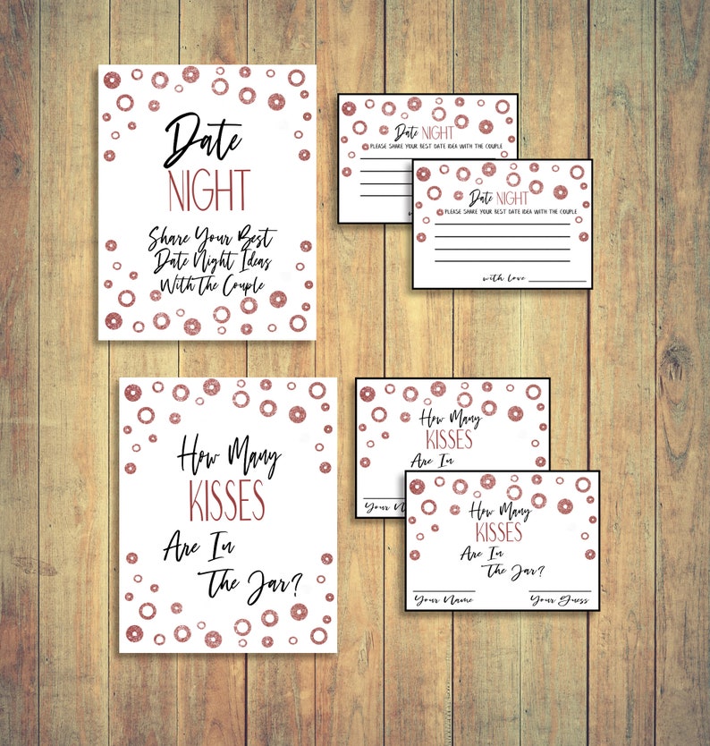 Bridal shower game Idea Instant Download Bridal Shower Games Rose Gold Wedding Shower Games Bridal Shower Games Bundle Printable