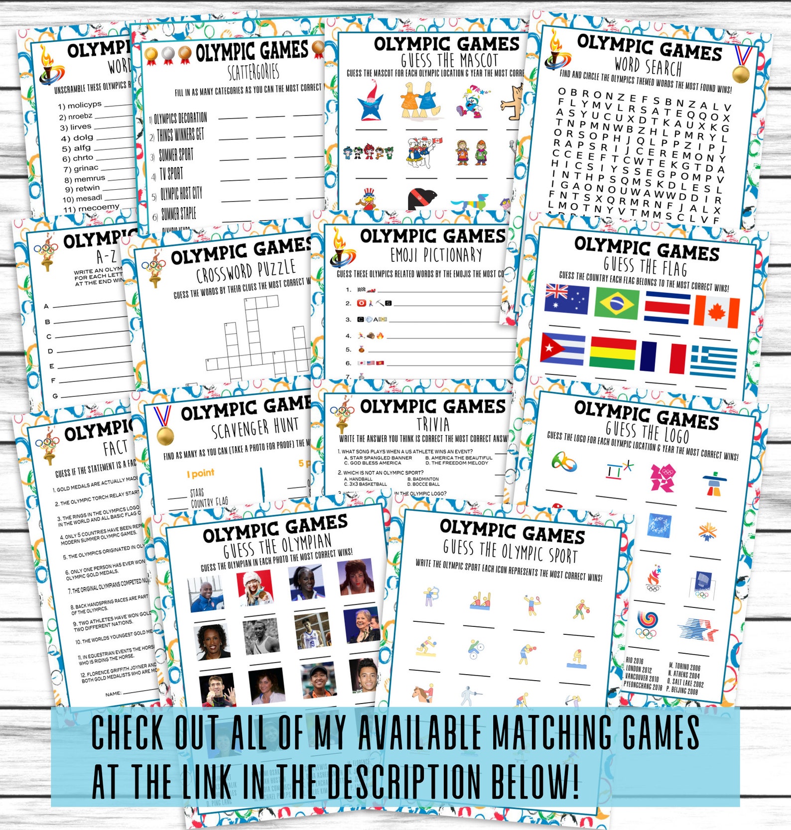 Winter Olympics Trivia Quiz Game Fact Or Fiction Olympic Etsy España