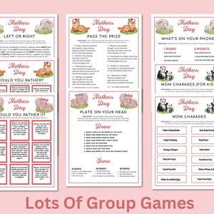 Mothers Day Printable Games Answers Mega Bundle | Moms Brunch Trivia ...