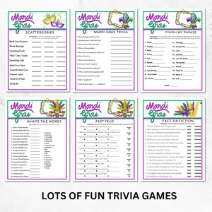mardi gras theme titles