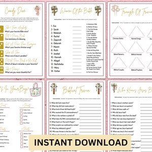 Printable Womens Ministry Games Bible Study Group Retreat Activities ...