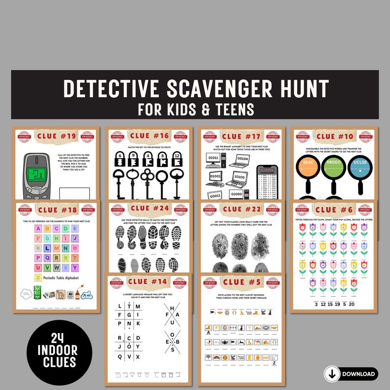 indoor scavenger hunt