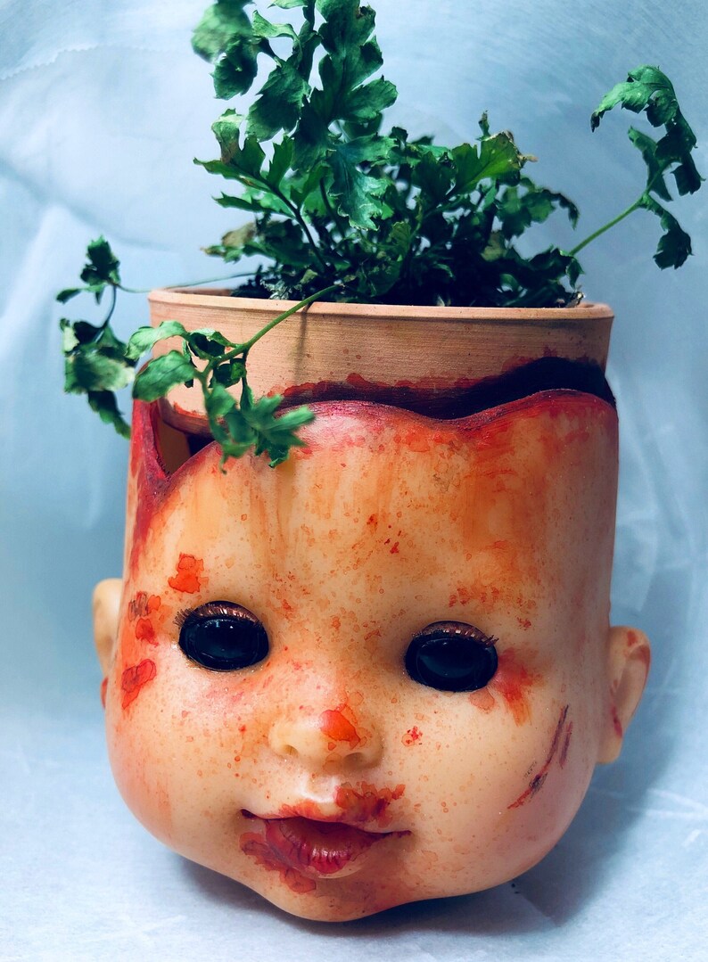 Baby Bit Pot Head/Torso Terrarium Planters Etsy