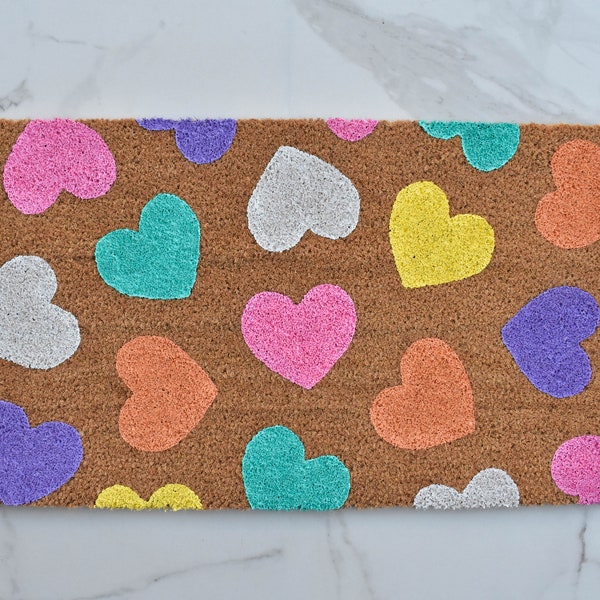 Heart Doormat Etsy