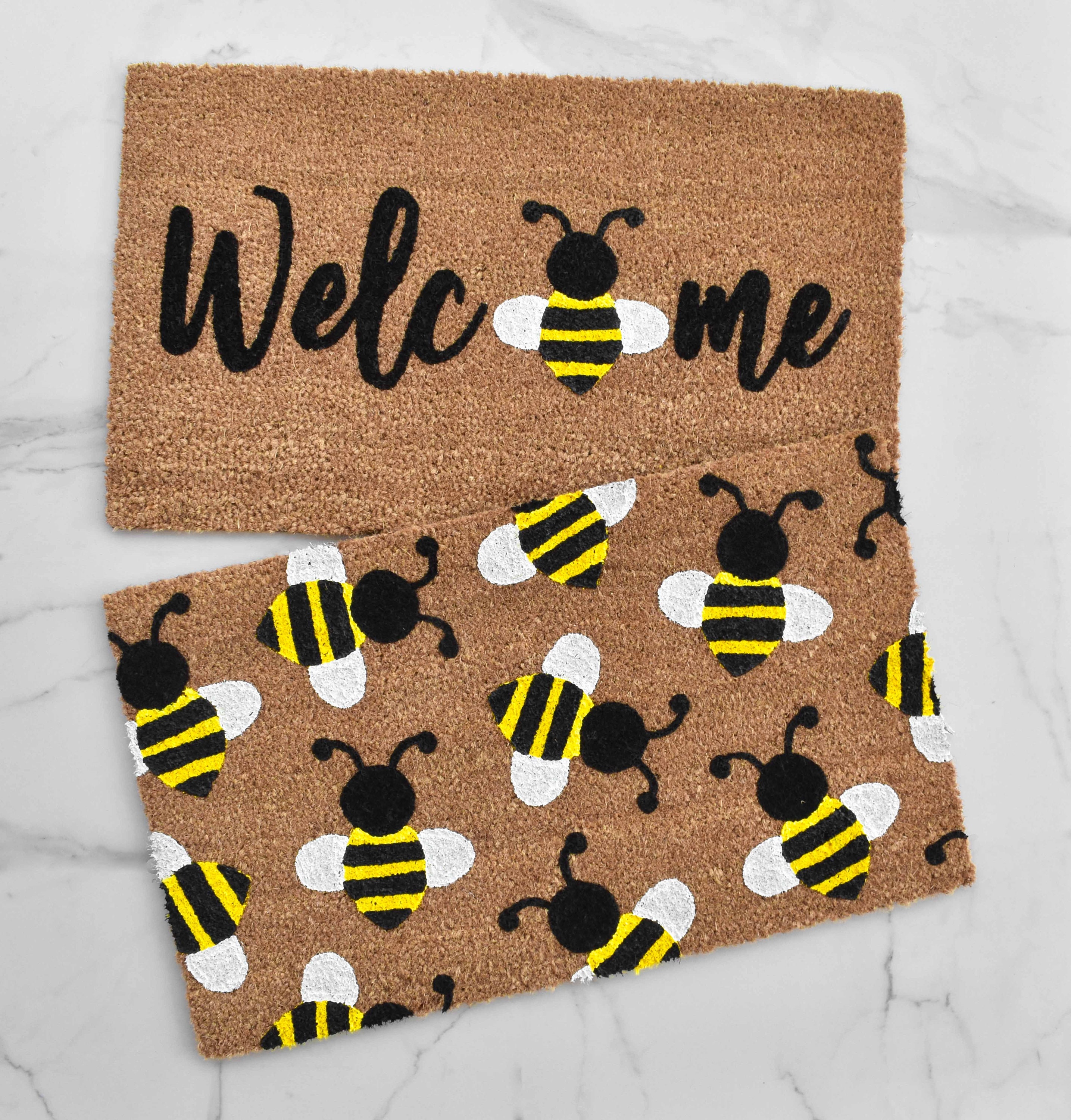 Bumble Bee Doormat Honey Bee Doormat Cute Doormat Etsy