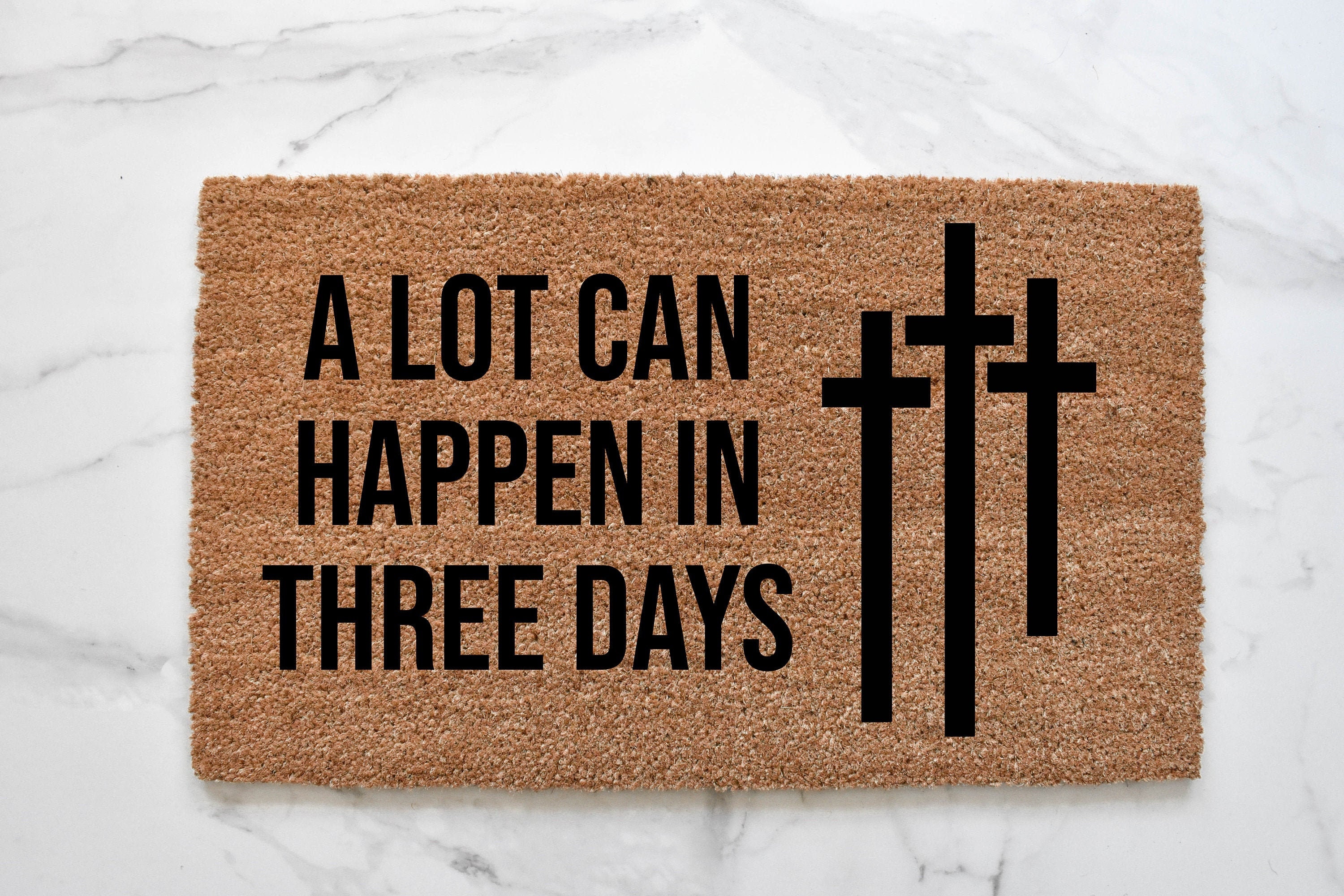Easter Doormat Christian Doormat Mat Easter Decor Etsy