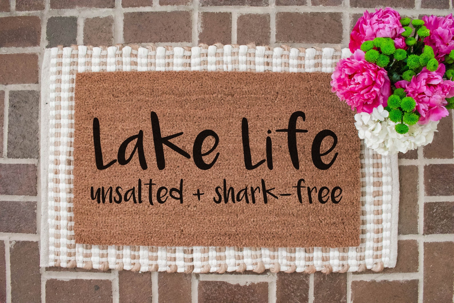 Lake Life Doormat Cute Doormat Lake House Doormat Lake Etsy