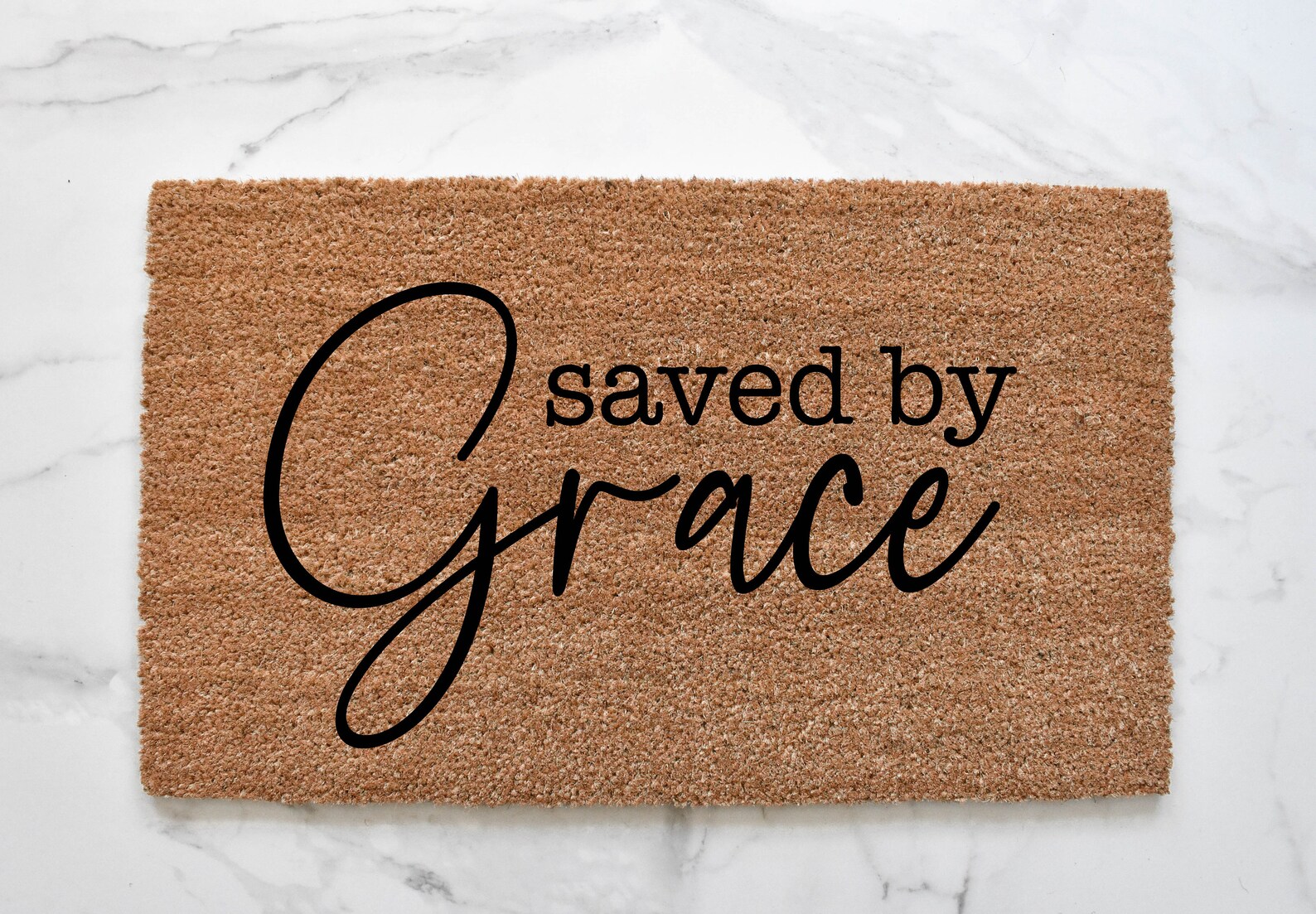 Saved by Grace Doormat Cute Doormat Christian Doormat Etsy Israel
