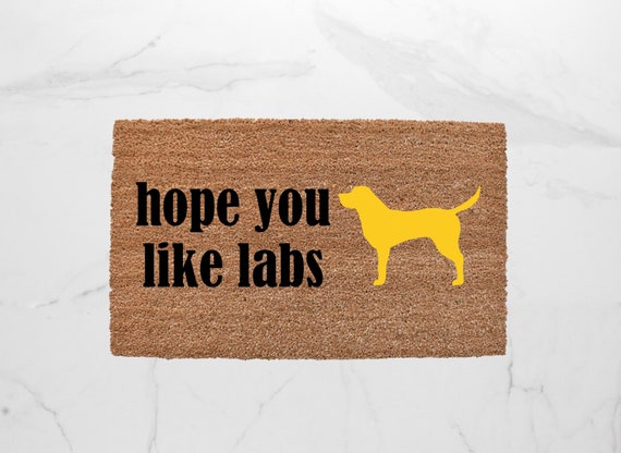 Black lab doormat online