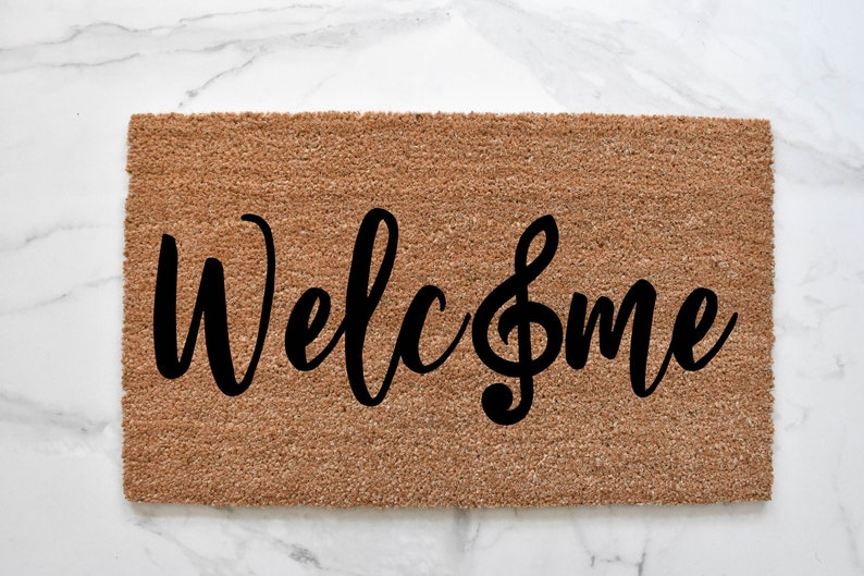 Let’s welcome and cheer up your loved ones after a long hard working day with this musical style doormat. Surely, whenever they come home, they can feel your love and how much you miss them right at the door.