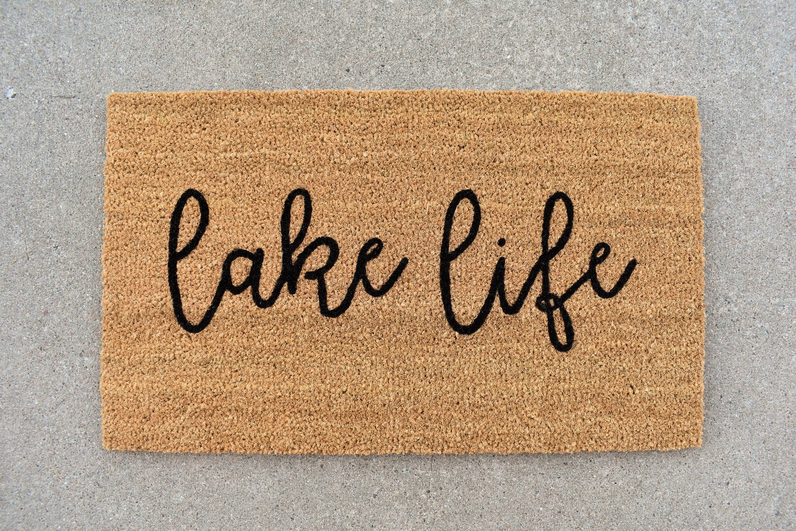 Lake Life Doormat Cute Doormat Lake House Decor Cabin Etsy